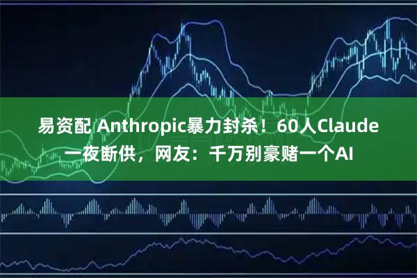 易资配 Anthropic暴力封杀!60人Claude一夜断供,网友:千万别豪赌一个AI