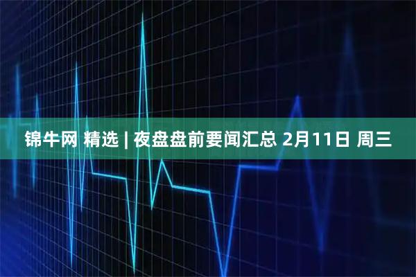 锦牛网 精选 | 夜盘盘前要闻汇总 2月11日 周三
